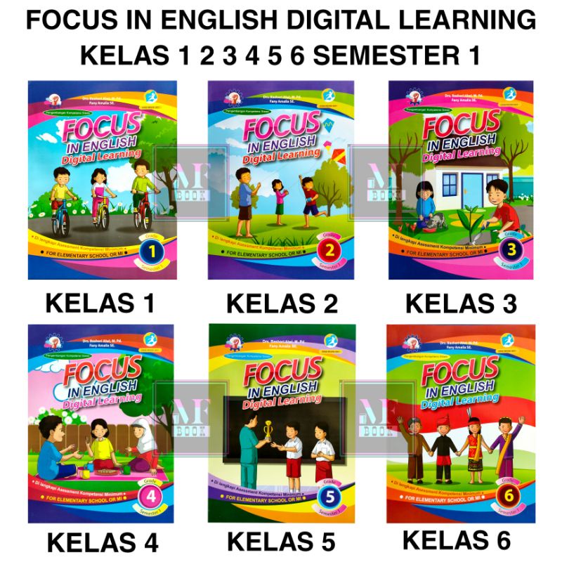 FOCUS IN ENGLISH DIGITAL LEARNING KELAS 1 2 3 4 5 6 REVISI TERBARU 2021  # BUKU FOKUS BAHASA INGGRIS