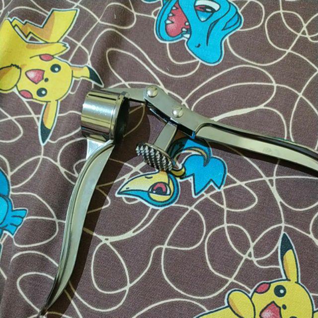 [159 Gram ] Alat Penghancur Bawang Stainless Steel Garlic Press