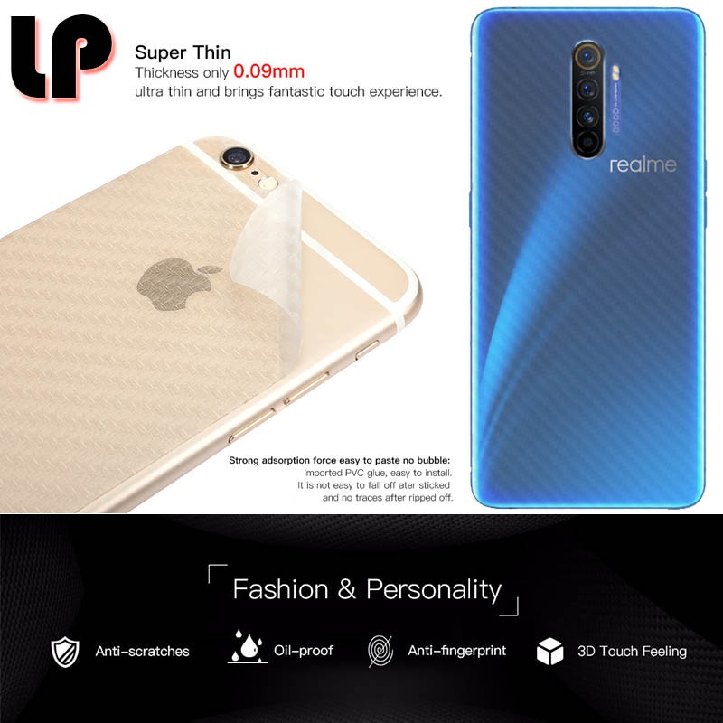 Anti Gores Realme - LP Carbon Back Skin Realme X2 Pro