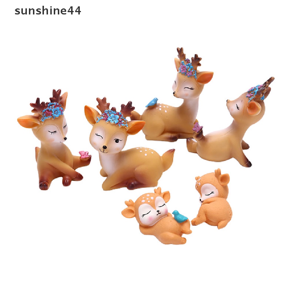 Sunshine Sika Miniatur Rusa Untuk Dekorasi Kue