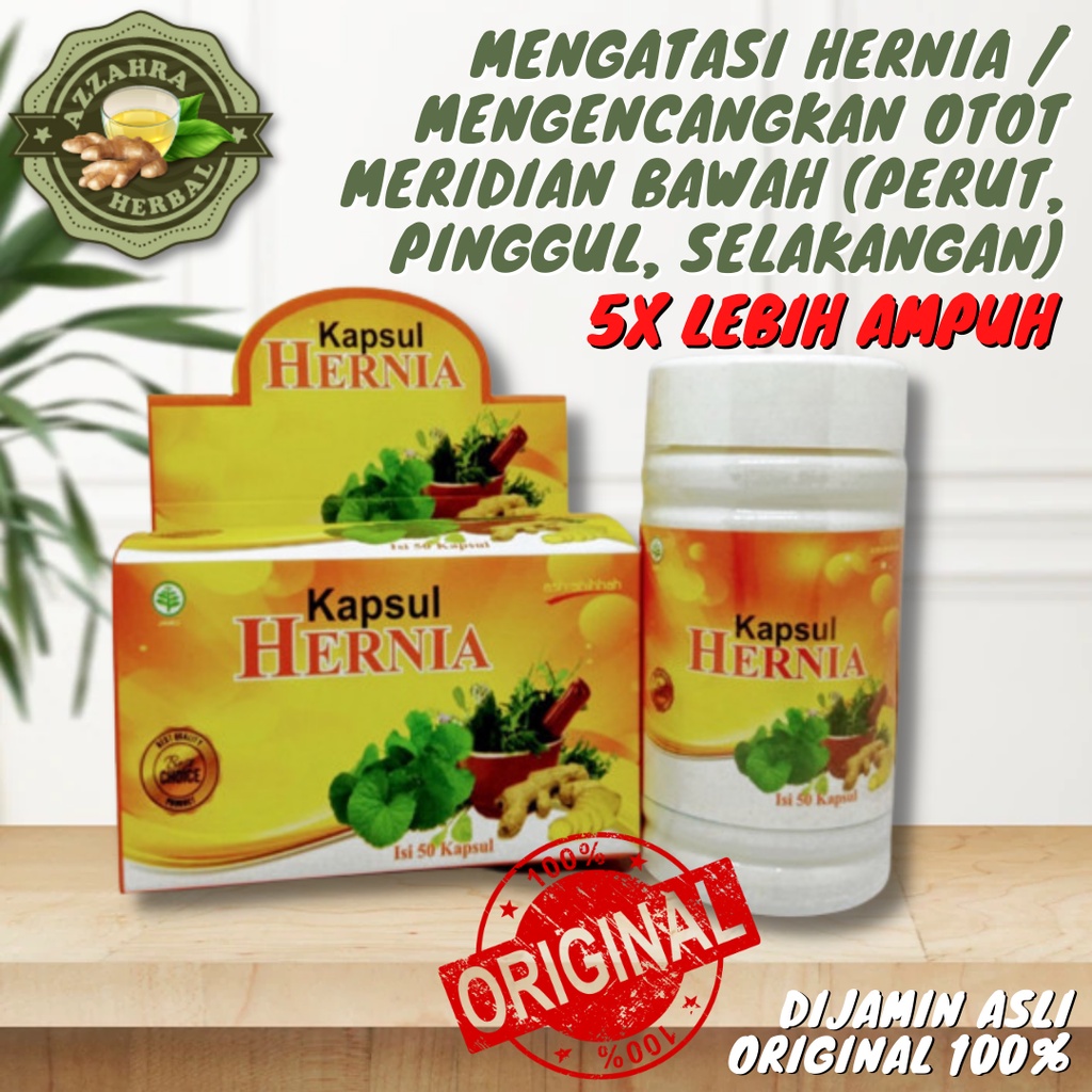 Kapsul Hernia Isi 50 - Mengatasi Hernia - Mengencangkan otot-otot meridian bawah (perut, pinggul, selakangan)