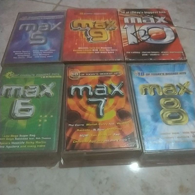 Kaset pita Max 5 - 10 Todays Biggest Hits