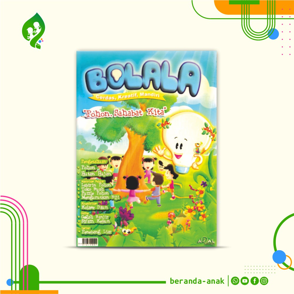 CD Interaktif Bolala ( Pohon Sahabat Kita ) Akal Interaktif Garansi 1 Tahun