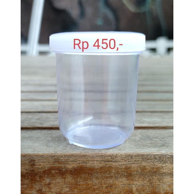 Cup 40cc / Pot Urine 40cc / Pot Saleb harga Rp 450,- /biji pot 40ml 40 cc / Pot P
