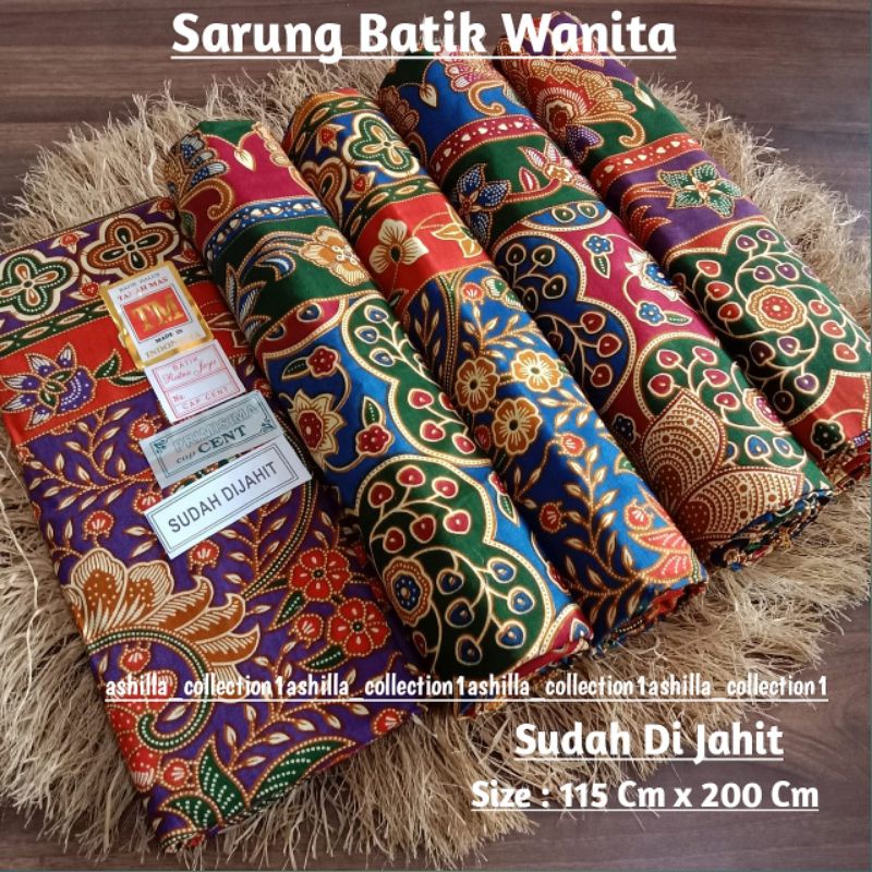 KAIN SARUNG WANITA TM TANAH MAS SARUNG JARIK BATIK SAMPING KEBAT PANJANG