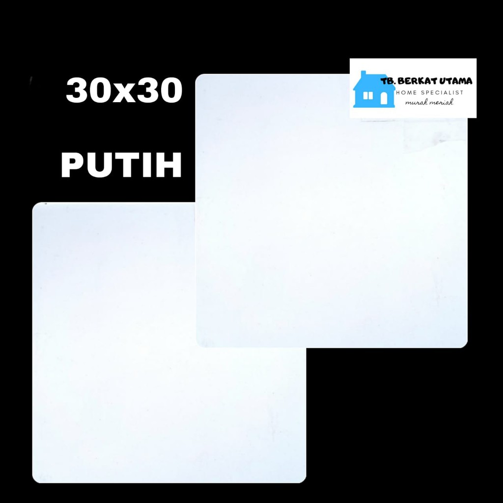 KERAMIK WHITE LANTAI PUTIH 30X30 PUTIH KW 3