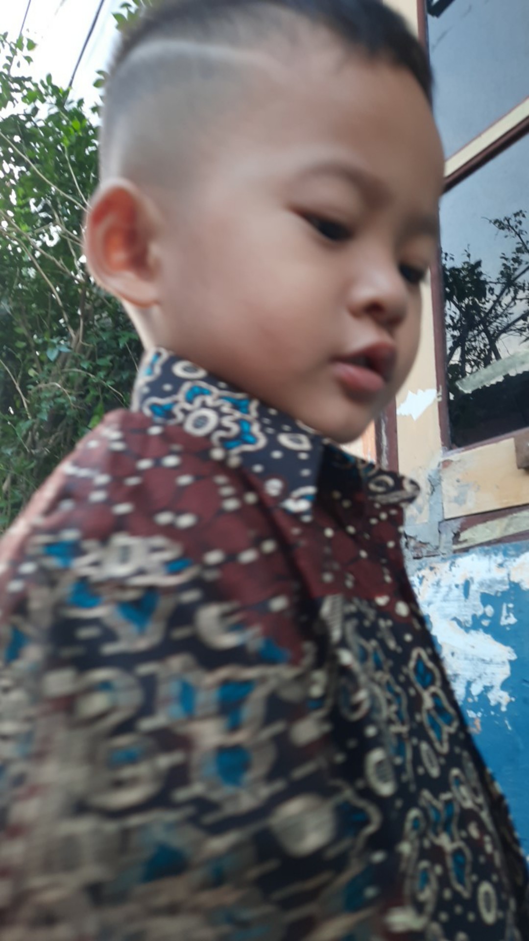 Kemeja Batik Anak Lengan Pendek