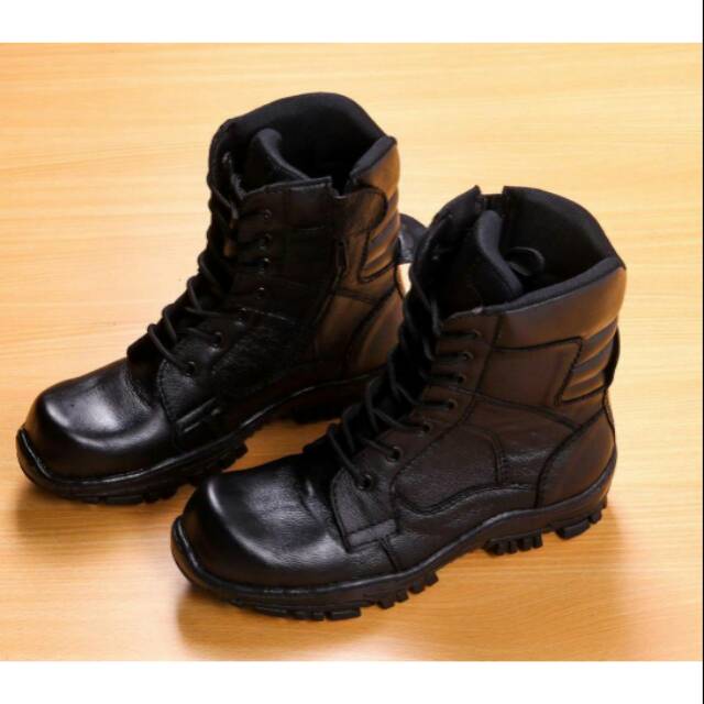 SEPATU BOOTS PRIA CROCODILE BOOTS SAFETY KULIT