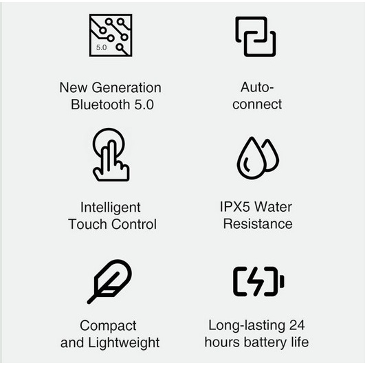 QKZ X10 TWS Wireless Earphone Headphones Bluetooth WITH MIC-4