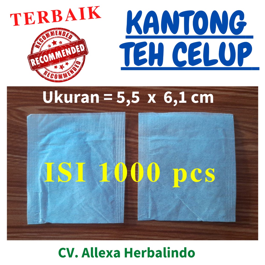 

Kantong Teh Celup Kosong Tea Bag Filter Sari Daun Wangi Kemasan Kertas Teh Celup Food Grade Aman