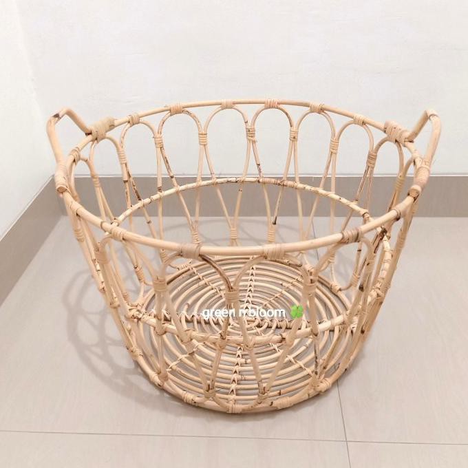 keranjang laundry keranjang serbaguna rotan besar