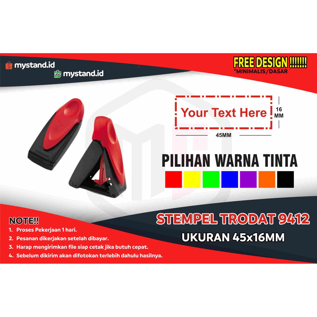 

STEMPEL TRODAT POCKET 9412, STEMPEL SAKU, STEMPEL NAMA DOKTER, STEMPEL PERAWAT ,STEMPEL NIP, SIP,