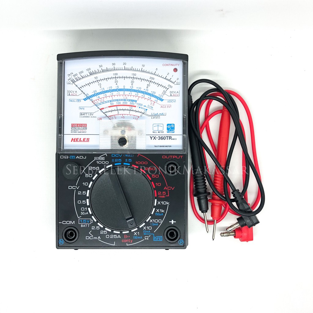 Multi Tester Avometer Multimeter Analog Heles YX-360TRNBII