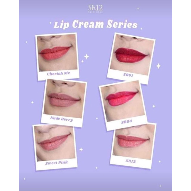 Lip Cream SR12 / Lip Cream nude / Lip Cream Bold / Lip Cream