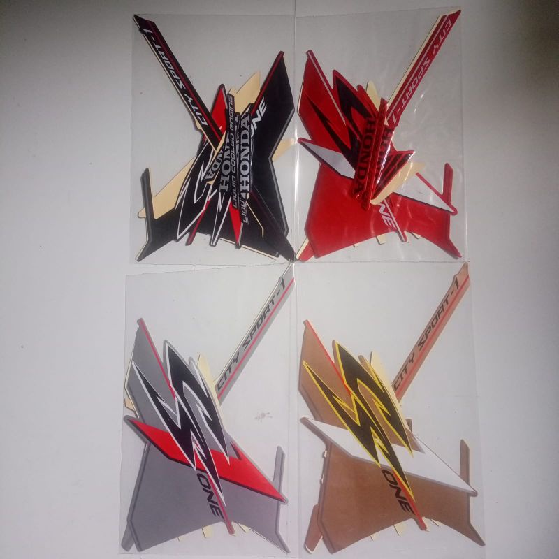 striping sticker Honda CS1 CS 1 CS one 2009