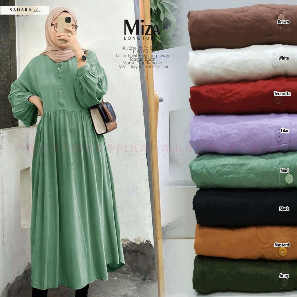 Basic Tunik Plain Rayon Viscose // Long Tunik Polos Bahan Rayon Busui Friendly // Casual Tunik // Lo