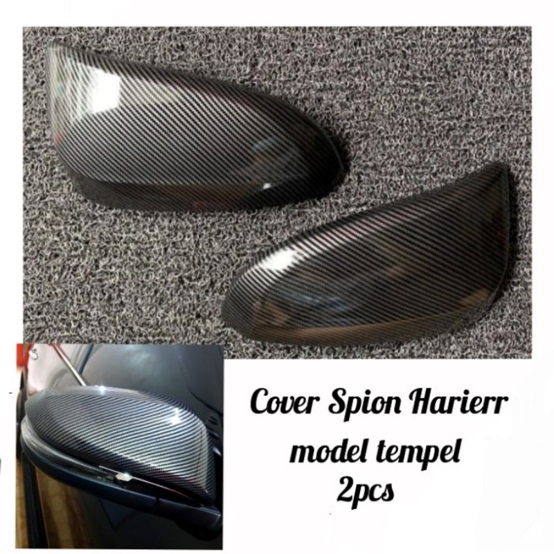 Cover Spion Mobil Toyota HARRIER Full Carbon Pelapis Spion HARRIER