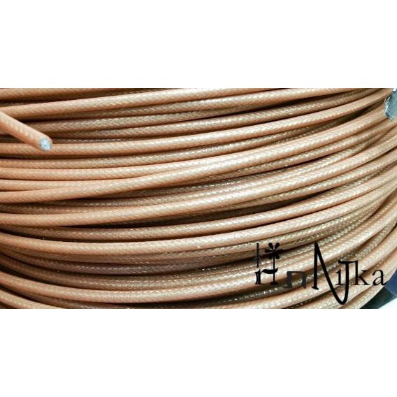 ❊ Kabel Teflon RG-58 Tembaga Full Tunggal RG58 ➦
