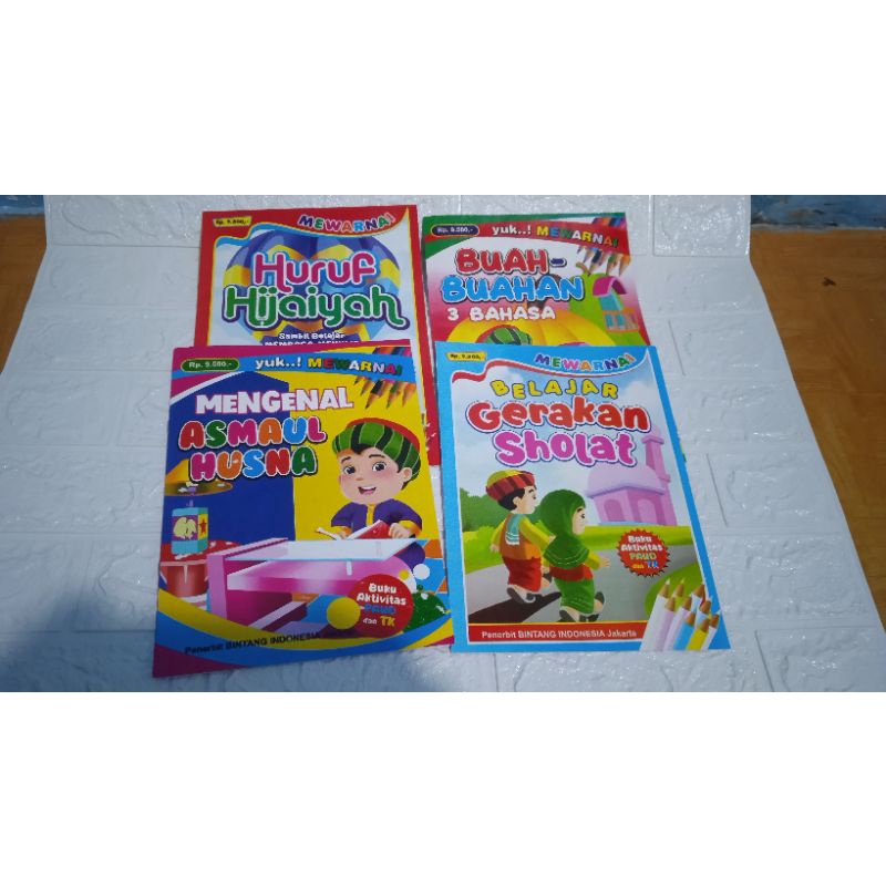 

BUKU MEWARNAI ANAK SAMBIL BELAJAR HURUF DAN ANGKA