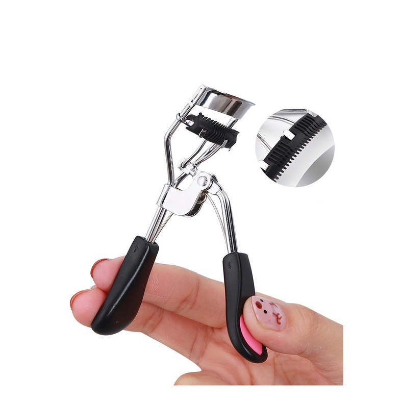 Penjepit bulumata dengan sisir eyelash curler pelentik bulu mata Lentik Dengan Sisir Eyelash Curler melentikan bulu mata