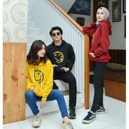 HOODIE UNISEX CUTE EMOJI - ATASAN TEBAL KEKINIAN TERLARIS