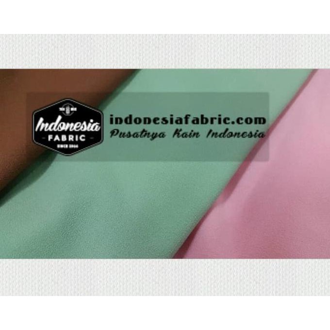 Ready Stok Kain Diamond Crepe (roll) CUCI GUDANG