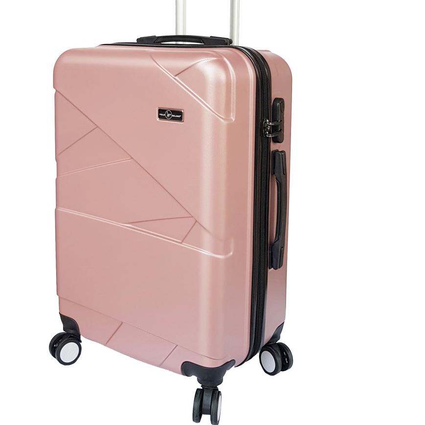 ❤[PROMO DISKON]❤ 12.12 BIRTHDAY SALE POLO MILANO Koper Fiber Kabin Size 20Inch Koper Travelling