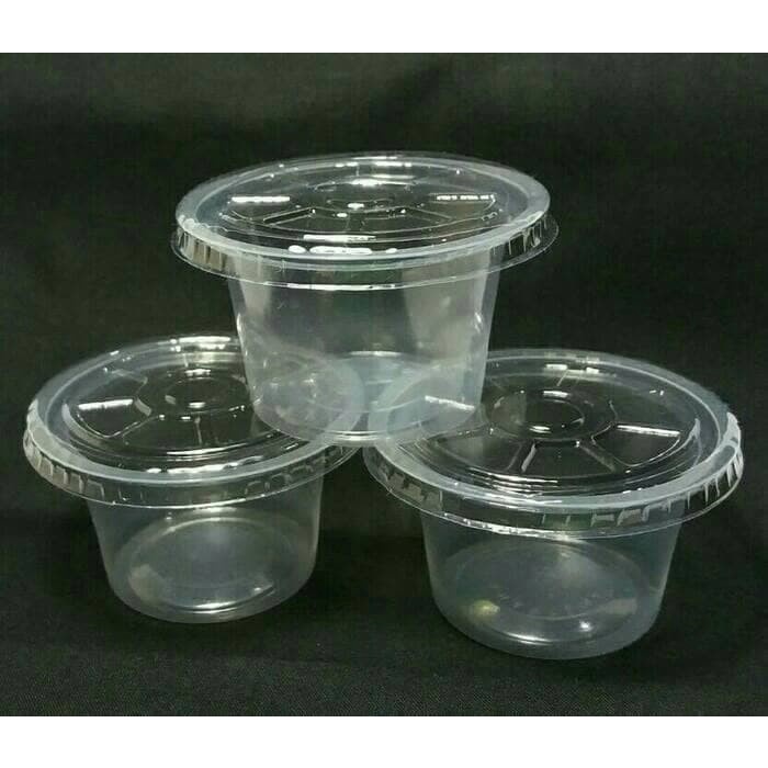 Cup Puding Jelly Agar Puding Ice Cream 50ml / 90 ml isi 50pcs + tutup