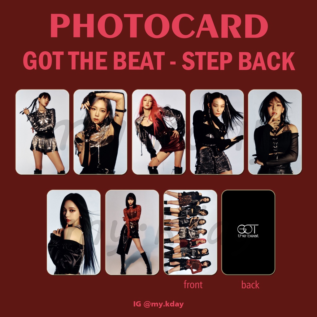 PC-0763, Unofficial Photocard GOT The Beat Step Back 2 sisi