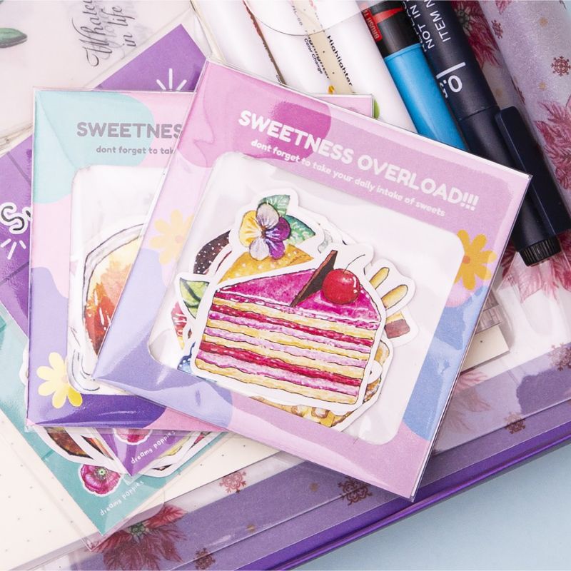 

Dreamy Poppies Sweet Series Sticker for bujo and decoration