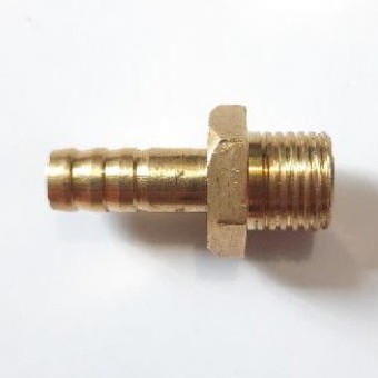 Nepel Selang 1/4&quot; × 5/16&quot; KUNINGAN / Hose Nipple Drat Luar