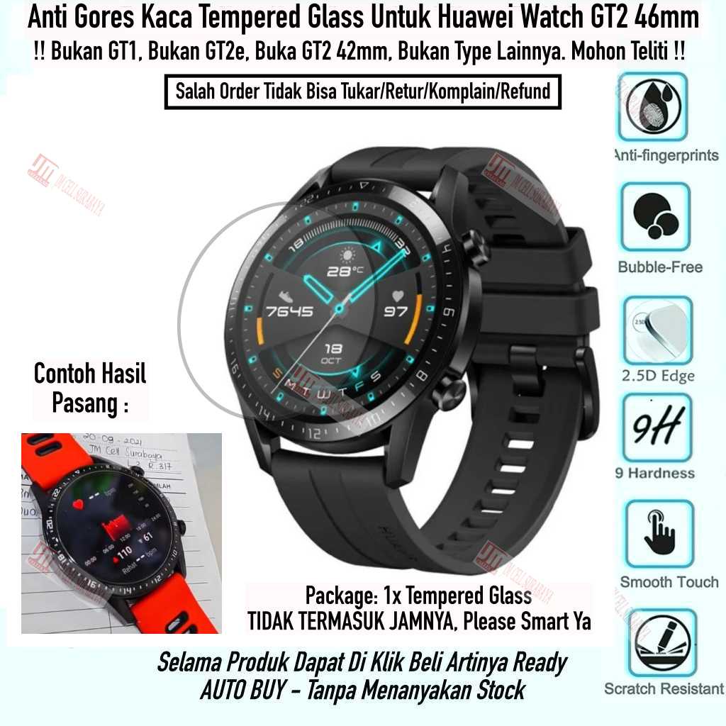 Anti Gores Huawei Watch GT2 46mm / GT 2 46mm - Kaca Tempered Glass