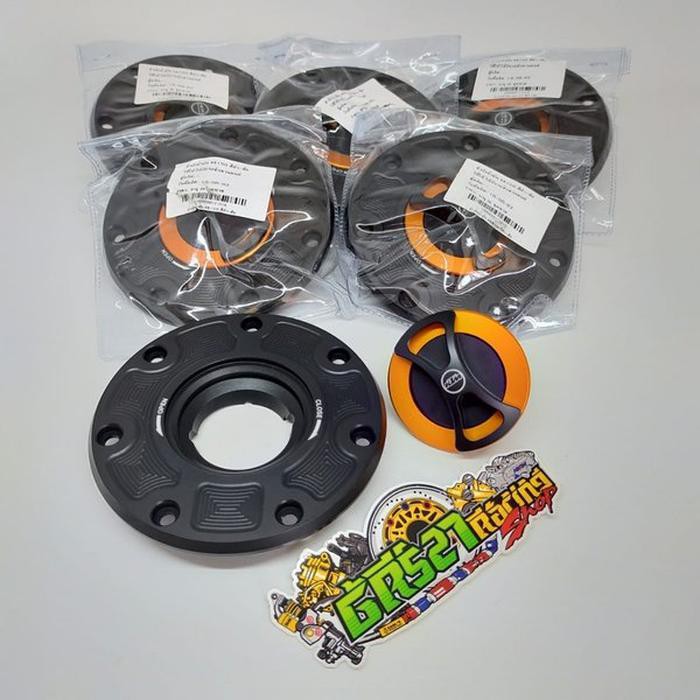 TUTUP TANGKI KTM NINJA R RR SS 2T 2TAK LUBANG BAUT 7 ORI ORIGINAL KTM THAILAND BUKAN DKT - PDK -