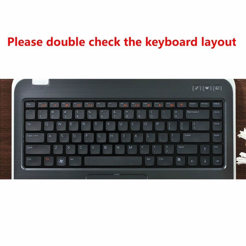 For 14inch Dell Inspiron 14R-5420 5421 5425 Soft Ultra-thin Silicone Laptop Keyboard Cover Protector