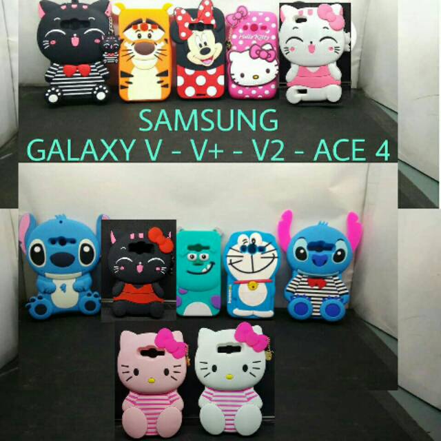 Samsung galaxy v -v+ -v2 -ace4// case boneka 3d