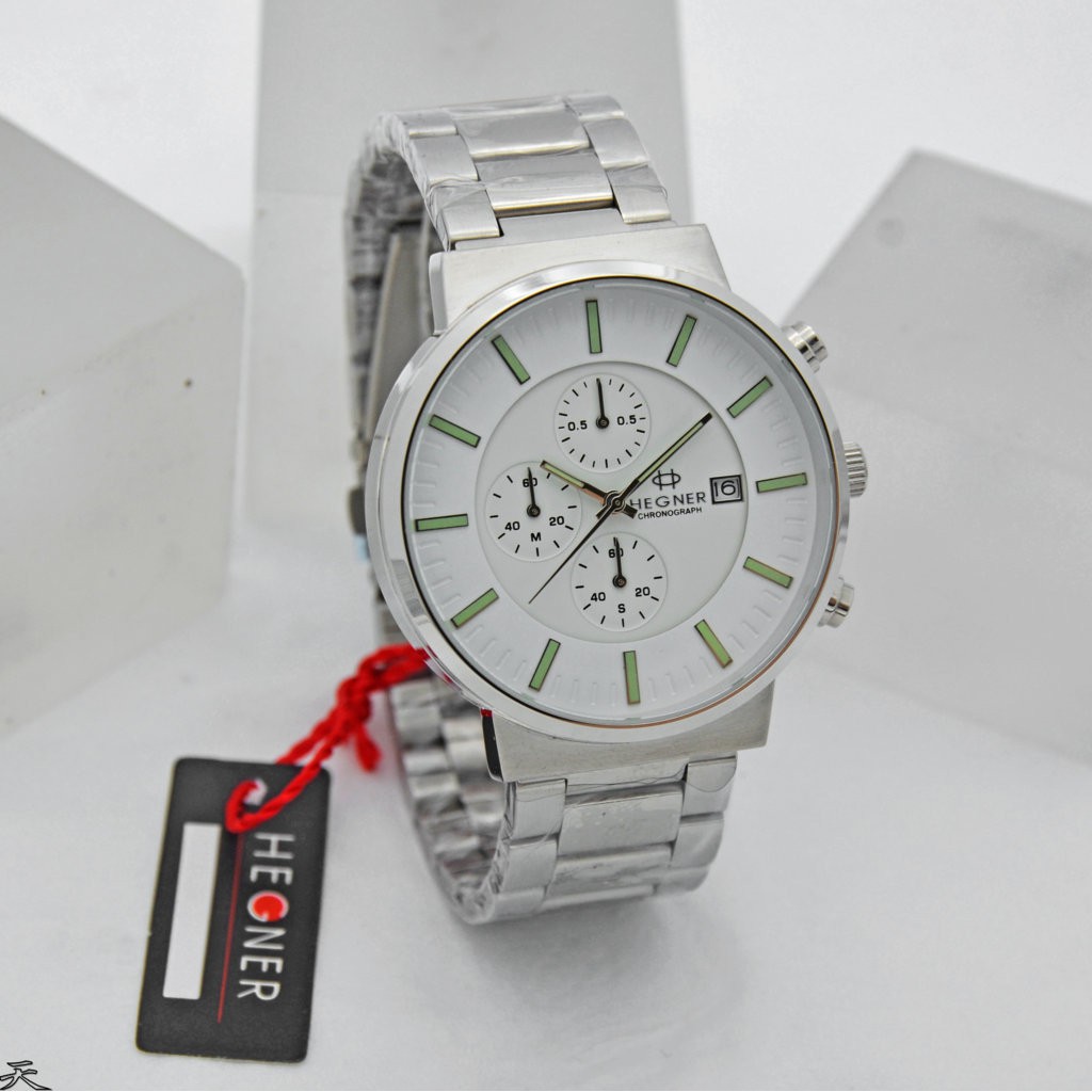 JAM TANGAN PRIA HEGNER 1661 CHRONOGRAPH ORI