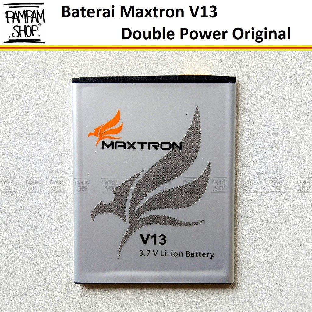 Baterai Maxtron V13 Double Power Batre Batrai Battery HP V 13 Handphone