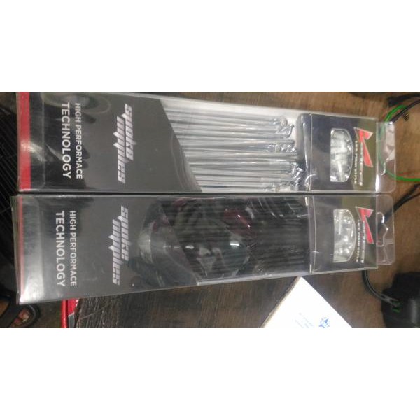 jari-jari/jari2 klx merk rossi untuk velg 19/16,,18/21,,dan supermoto 17/17 hole 28 dan hole 36