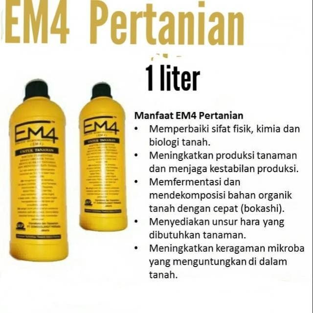 EM4 Pupuk Organik Cair Pertanian 1Liter