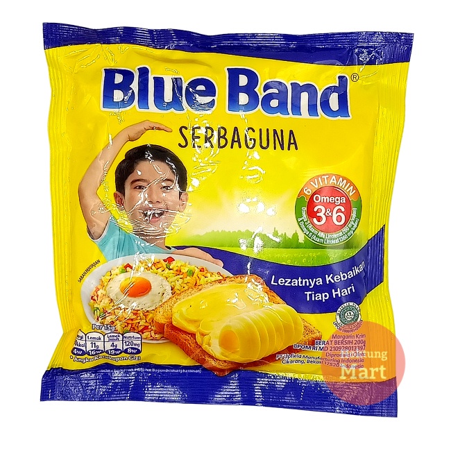 

BlueBand Mentega Serbaguna Margarin Serbaguna Sachet 200gram