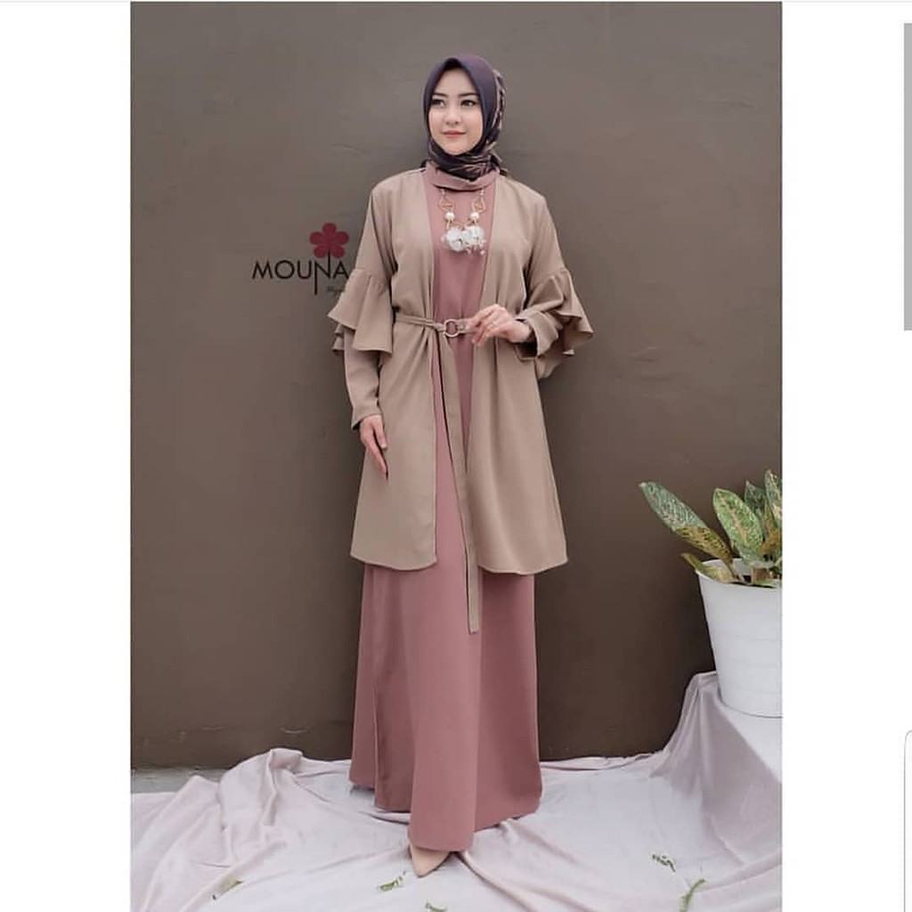 Trusya Set Baju Wanita Simple Muslimah Modern Dengan Motif Dan Model Simpel Kekinian Trendy 2020 Shopee Indonesia