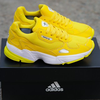 Sepatu Adidas Falcon Yellow Kuning Sneakers Wanita Zumba