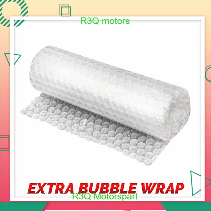 

buble wrap untuk tambahan packing