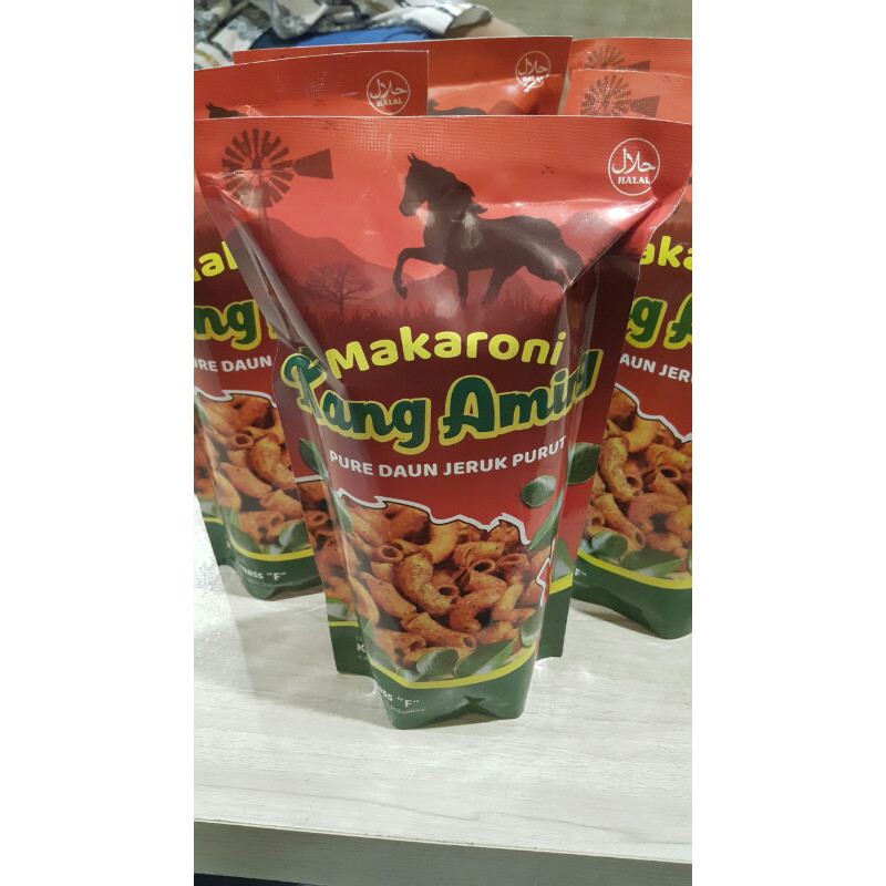 

Makaroni KANG AMING dengan rasa daun jeruk purut . berat bersih 250gram