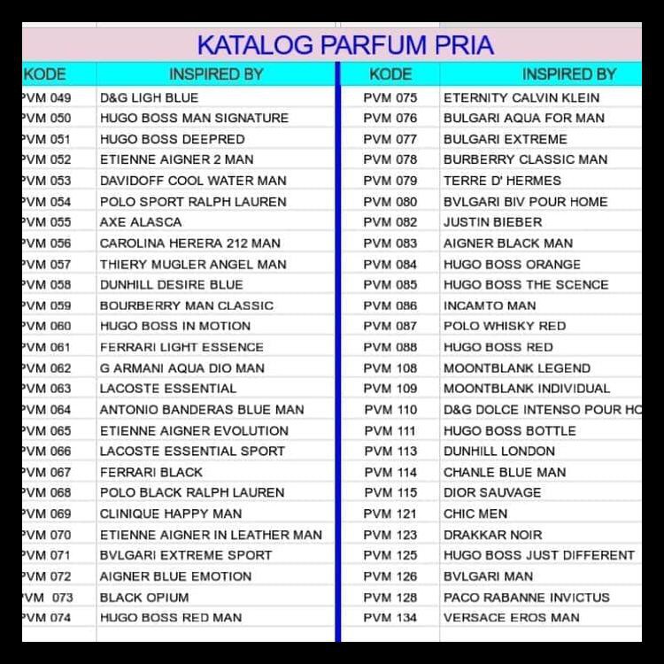 Parvum Wanita Bvlgari Jasmine Noir / Parvum Inspired By Bvlgari Jasmin Kode 947