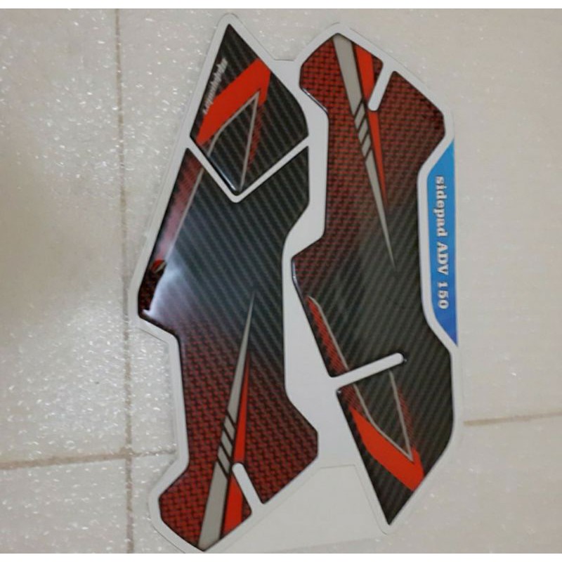 Stiker Sidepad pijakan kaki Honda ADV 150 resin premium