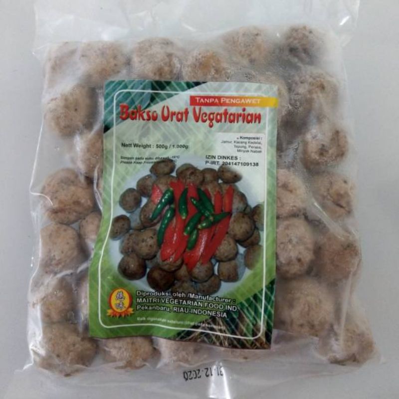 Jual Bakso Urat Vegetarian 500gr/Vegetarian Frozen Food/Frozen Food