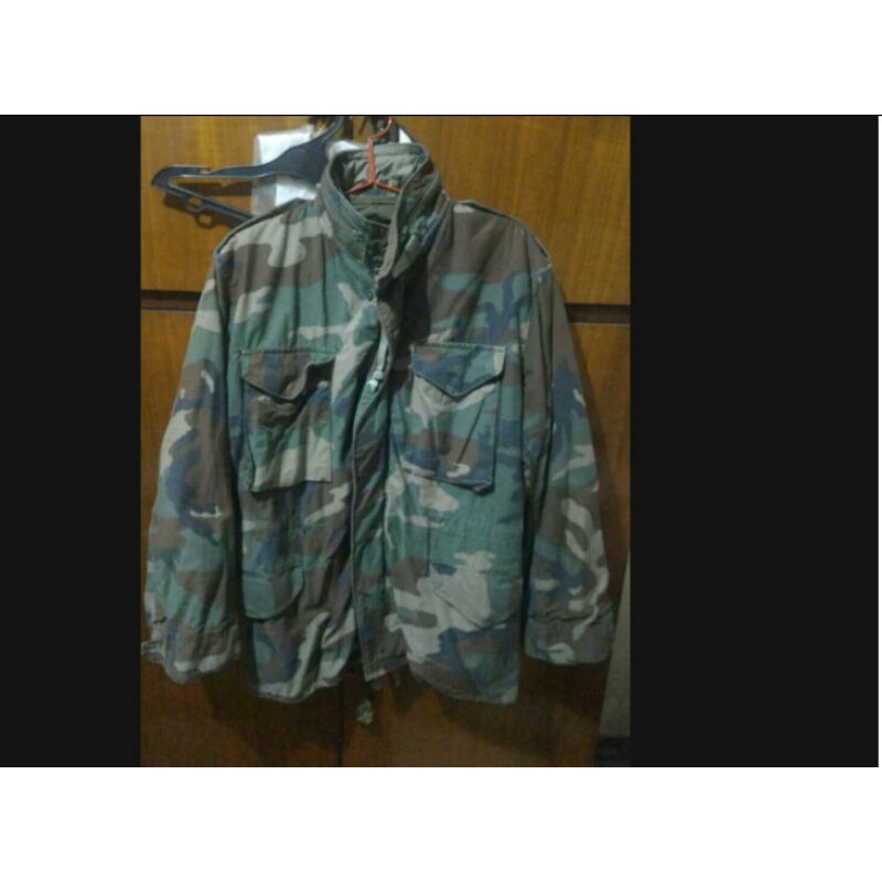 jaket m65 woodland