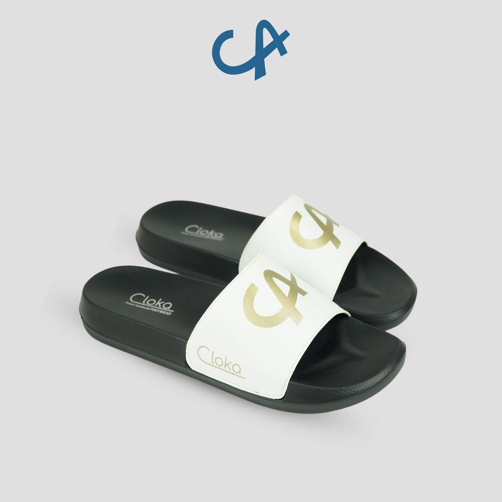 Sandal Slide Pria Distro Cloka Brych Sendal Karet Anti Air Kasual Santai Slop Anti Slip for Men Slipppers