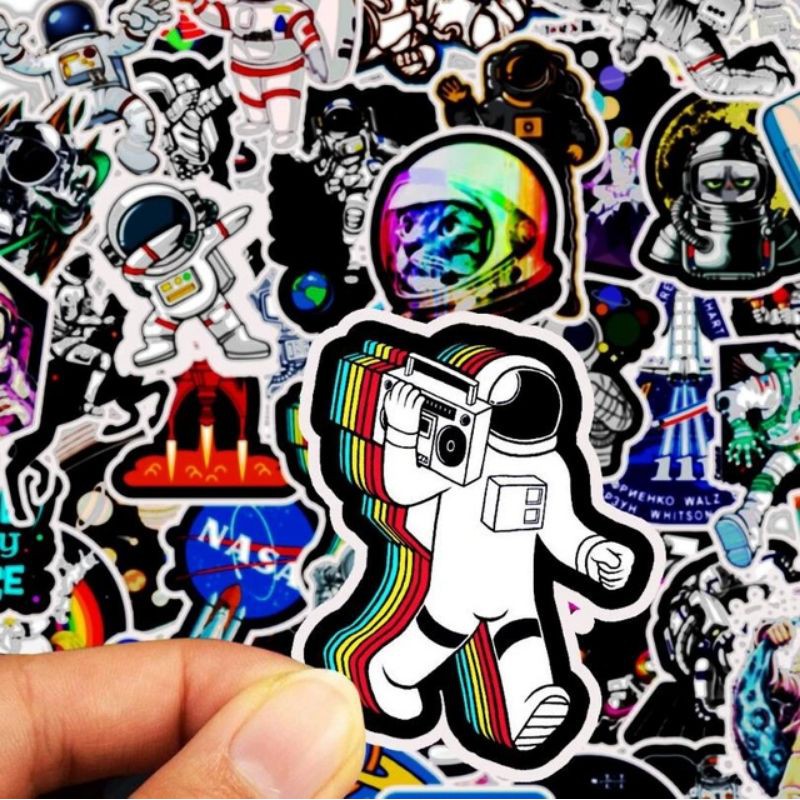

Stiker Premium Waterproof isi 50pcs